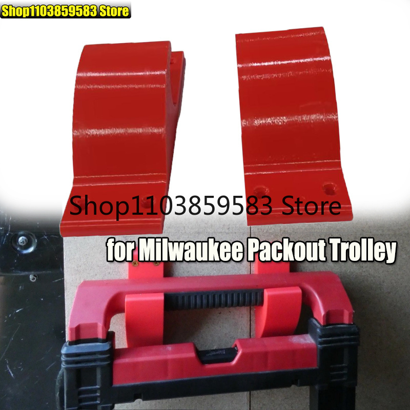 Workshop Tools Ltd - 2 Ganci Rossi per Carrello Milwaukee