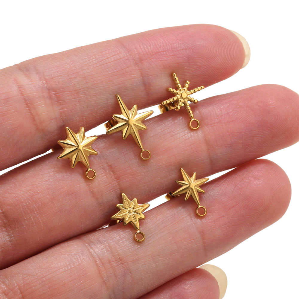 Tools Jewelry Making - 6 pz. Orecchini a Stella in