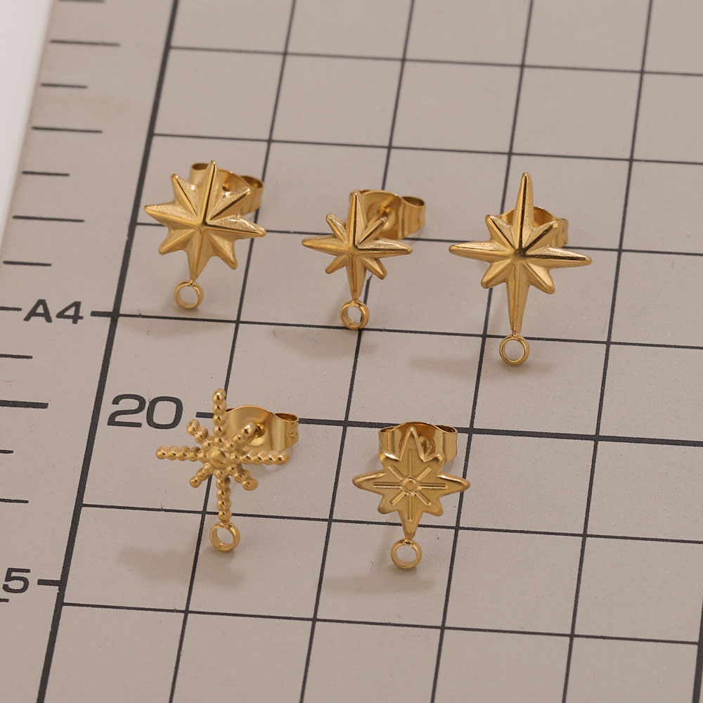 6 pz. Orecchini a Stella in Ac - Tools Jewelry Making recensione e prezzo